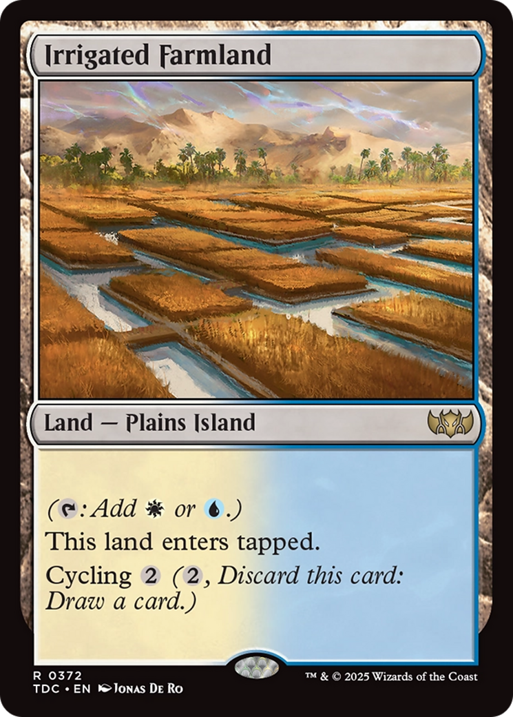 Irrigated Farmland [Tarkir: Dragonstorm Commander] | Gamers Paradise