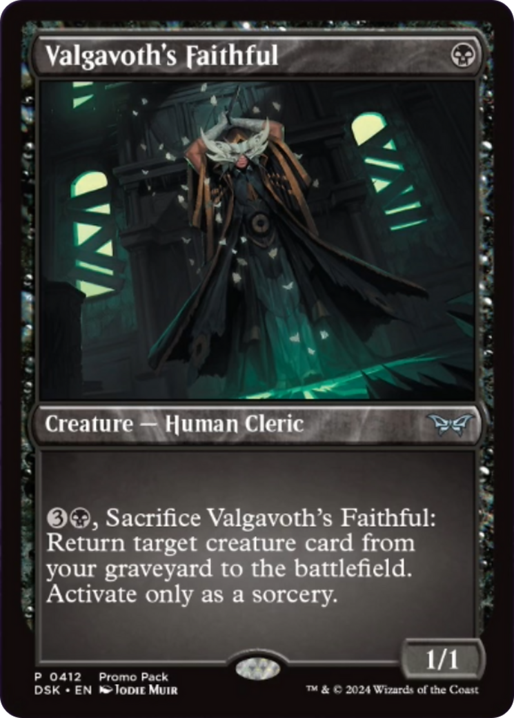 Valgavoth's Faithful [Duskmourn: House of Horror Promos] | Gamers Paradise