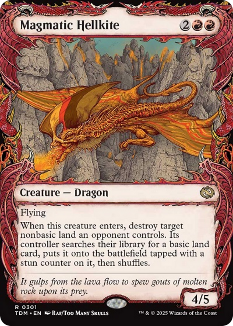 Magmatic Hellkite (Showcase) [Tarkir: Dragonstorm] | Gamers Paradise