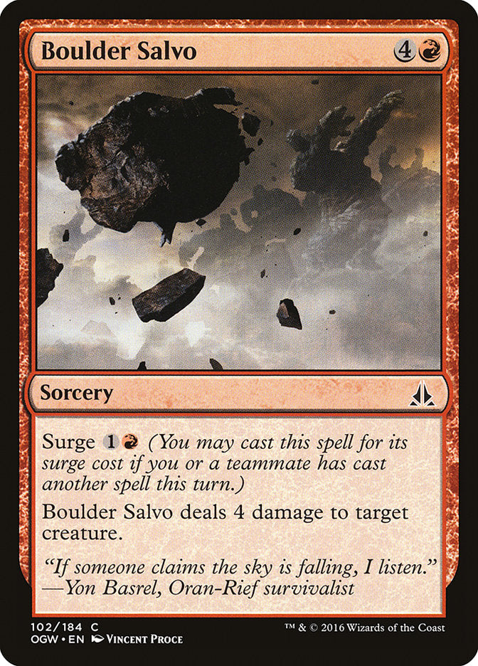 Boulder Salvo [Oath of the Gatewatch] | Gamers Paradise