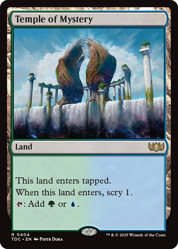 Temple of Mystery [Tarkir: Dragonstorm Commander] | Gamers Paradise
