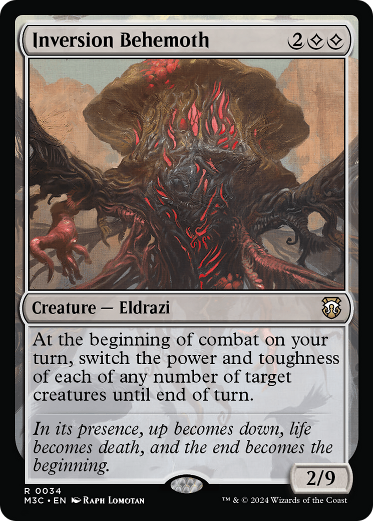 Inversion Behemoth [Modern Horizons 3 Commander] | Gamers Paradise