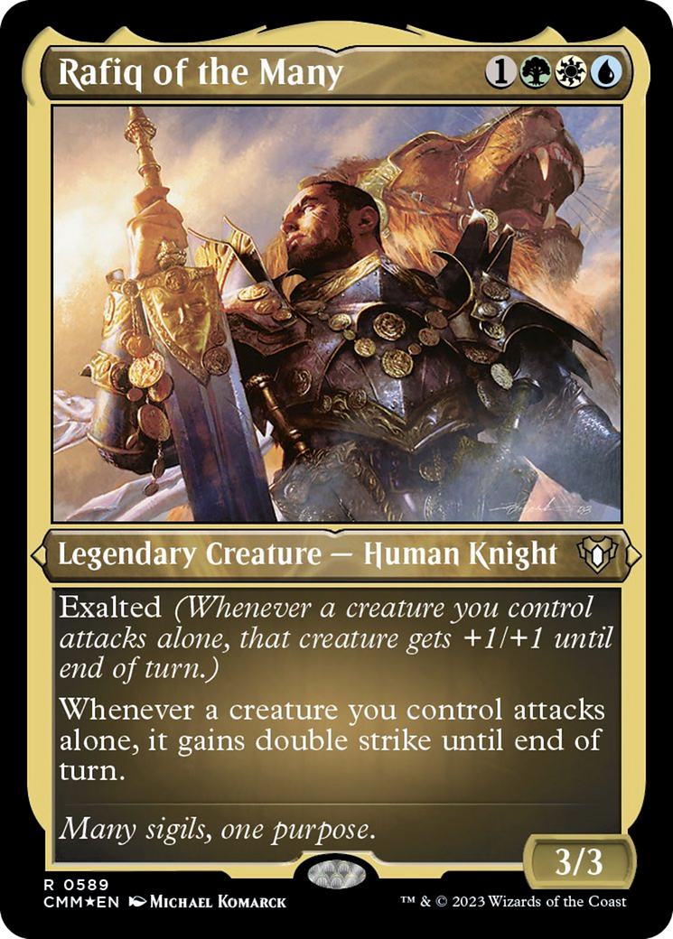Rafiq of the Many (Foil Etched) [Commander Masters] | Gamers Paradise
