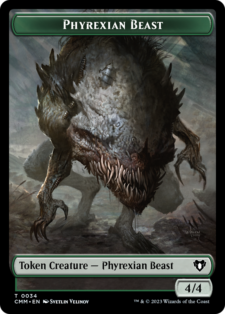 Phyrexian Beast Token [Commander Masters Tokens] | Gamers Paradise