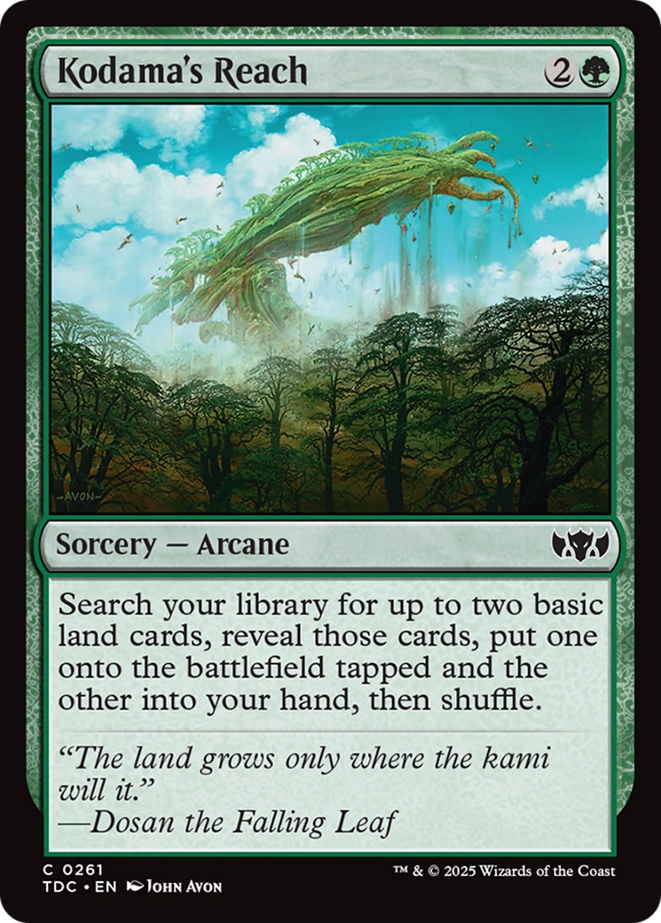 Kodama's Reach [Tarkir: Dragonstorm Commander] | Gamers Paradise