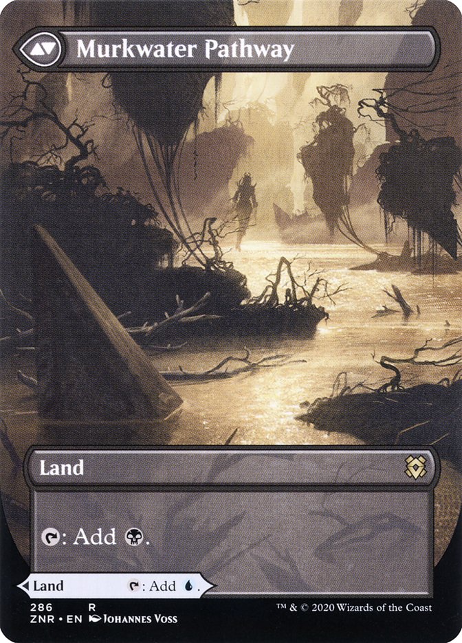 Clearwater Pathway // Murkwater Pathway (Borderless Alternate Art) [Zendikar Rising] | Gamers Paradise