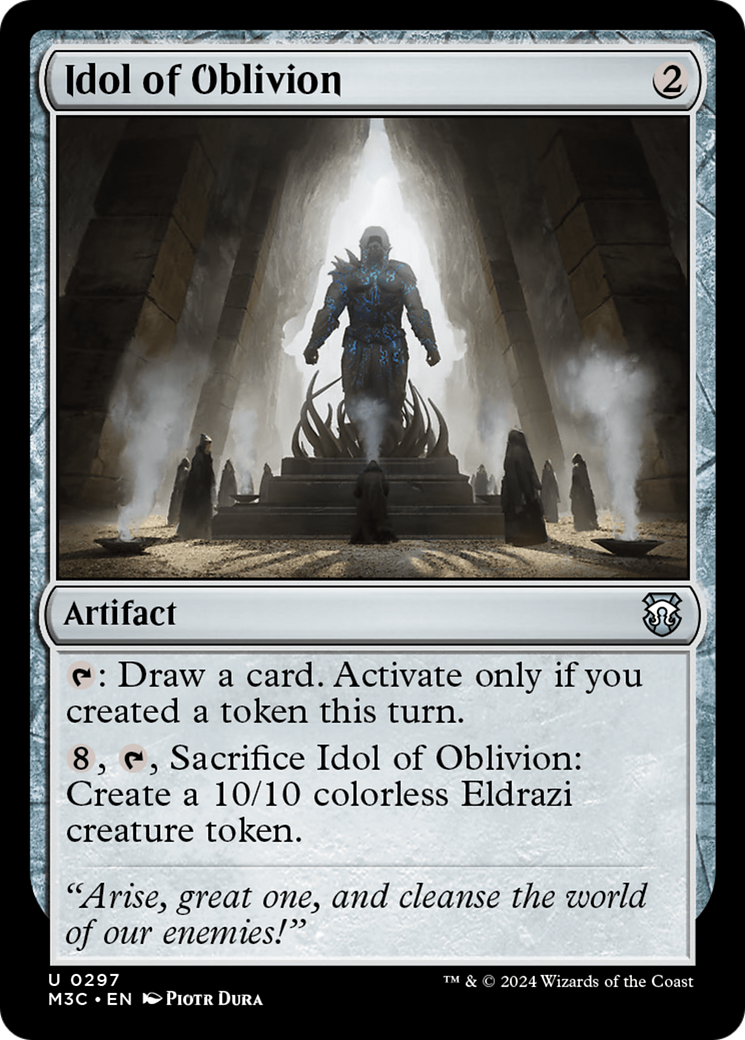 Idol of Oblivion (Ripple Foil) [Modern Horizons 3 Commander] | Gamers Paradise
