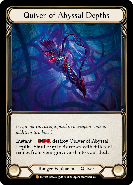 Quiver of Abyssal Depths [OUT095] (Outsiders)  Rainbow Foil | Gamers Paradise