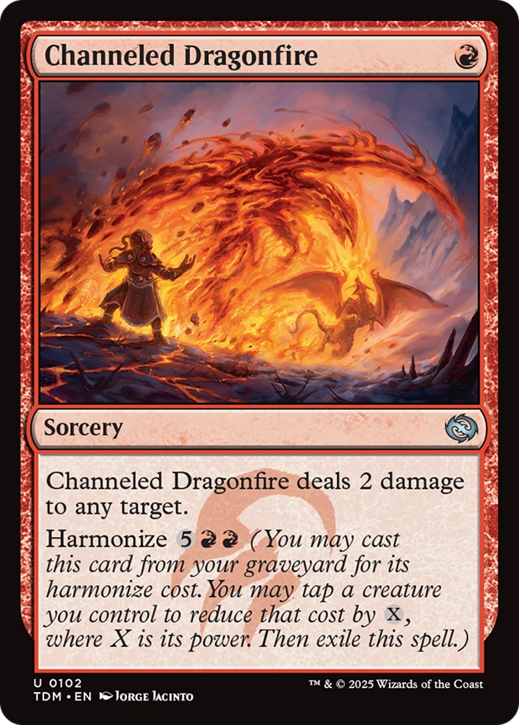 Channeled Dragonfire [Tarkir: Dragonstorm] | Gamers Paradise