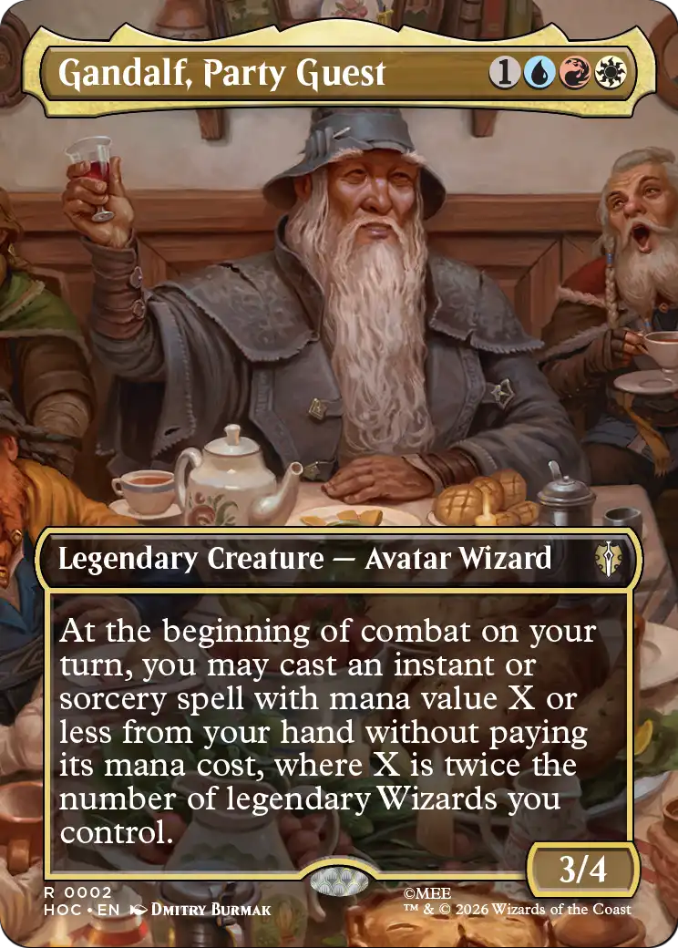 Gandalf, Party Guest (Borderless) [The Hobbit: Eternal-Legal] | Gamers Paradise