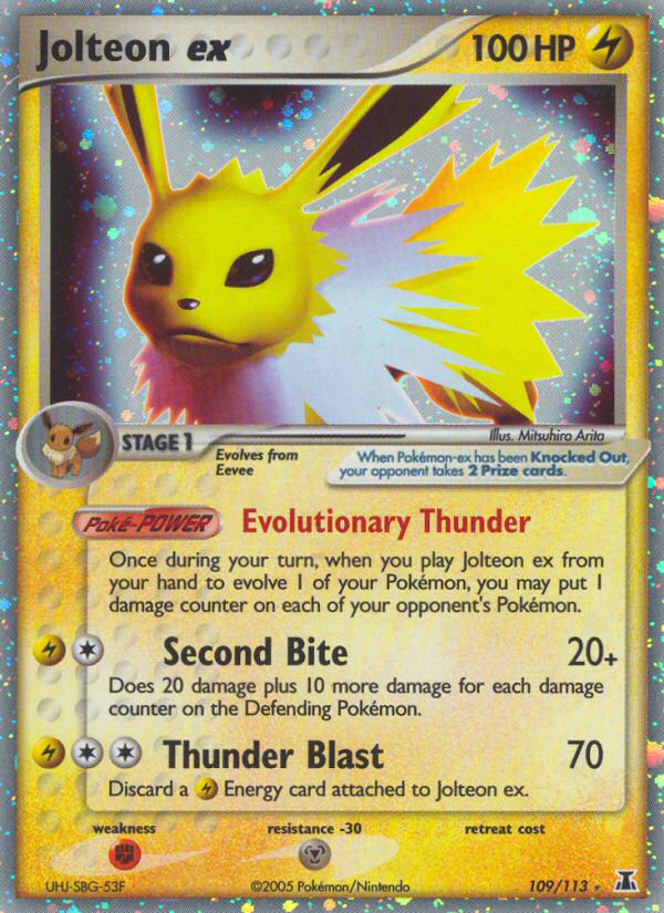 Jolteon ex (109/113) [EX: Delta Species] | Gamers Paradise