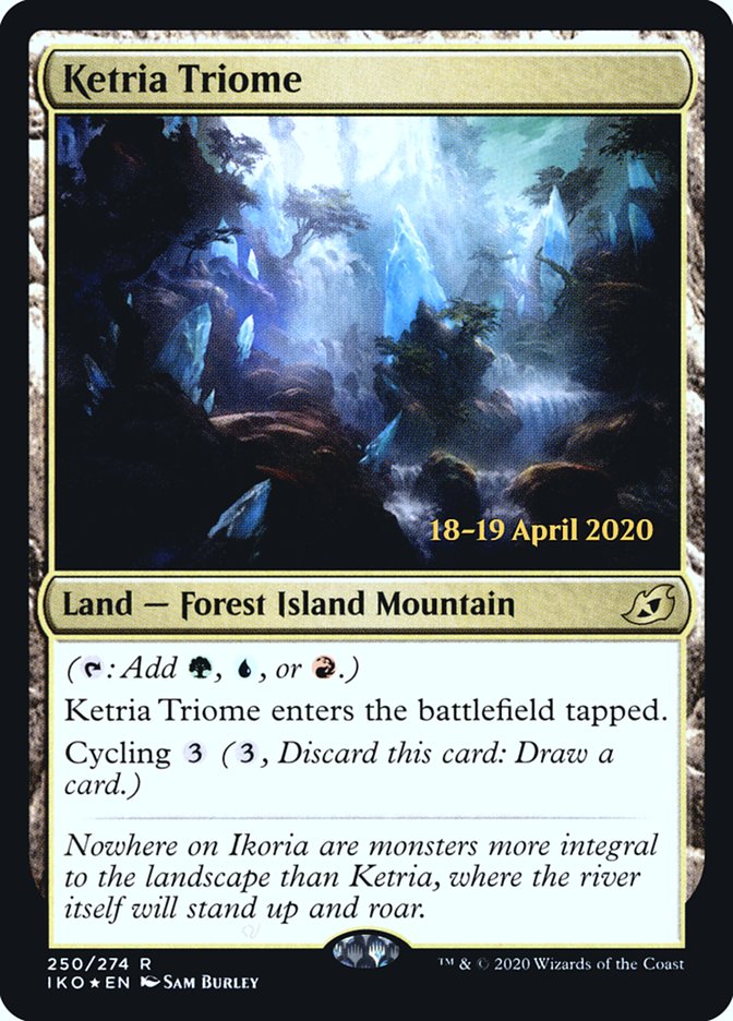 Ketria Triome [Ikoria: Lair of Behemoths Prerelease Promos] | Gamers Paradise