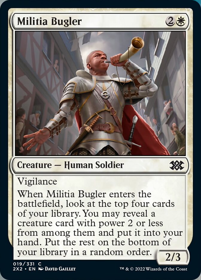 Militia Bugler [Double Masters 2022] | Gamers Paradise