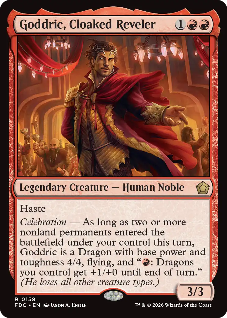Goddric, Cloaked Reveler [Foundations Commander] | Gamers Paradise