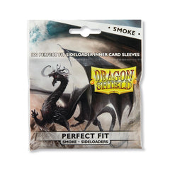 Dragon Shield: Standard Size 100ct Inner Sleeves - Perfect Fit Sideloader (Smoke 'Shinon') | Gamers Paradise