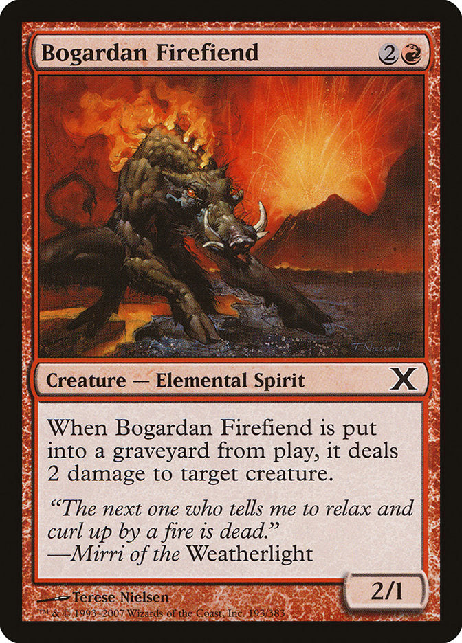 Bogardan Firefiend [Tenth Edition] | Gamers Paradise