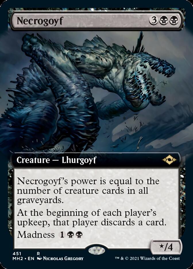 Necrogoyf (Extended Art) [Modern Horizons 2] | Gamers Paradise