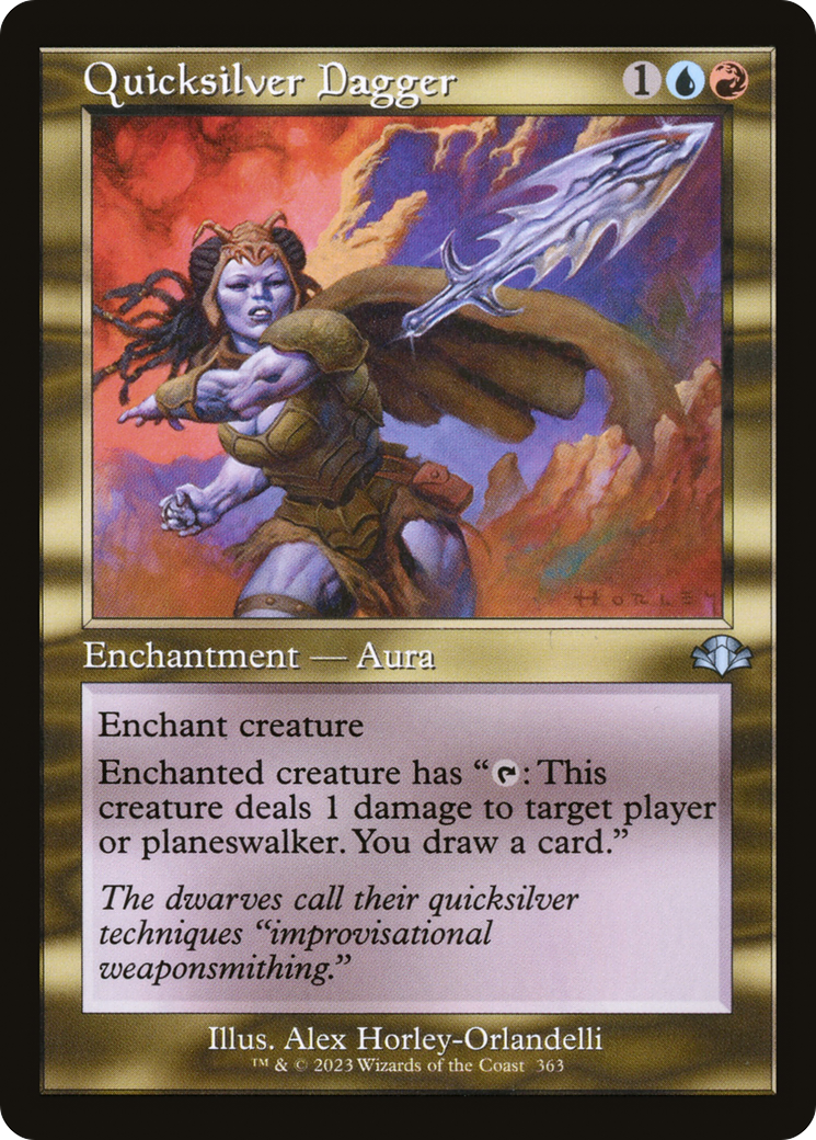 Quicksilver Dagger (Retro) [Dominaria Remastered] | Gamers Paradise