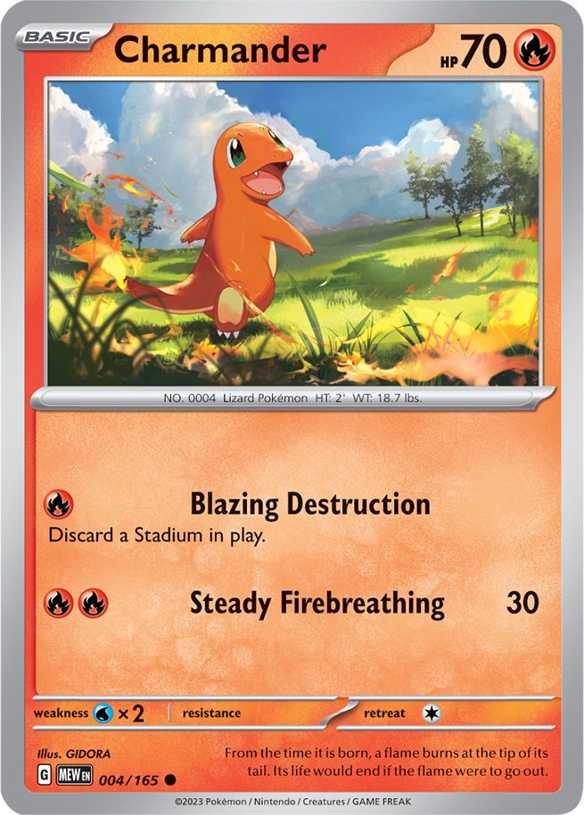 Charmander (004/165) [Scarlet & Violet: 151] | Gamers Paradise