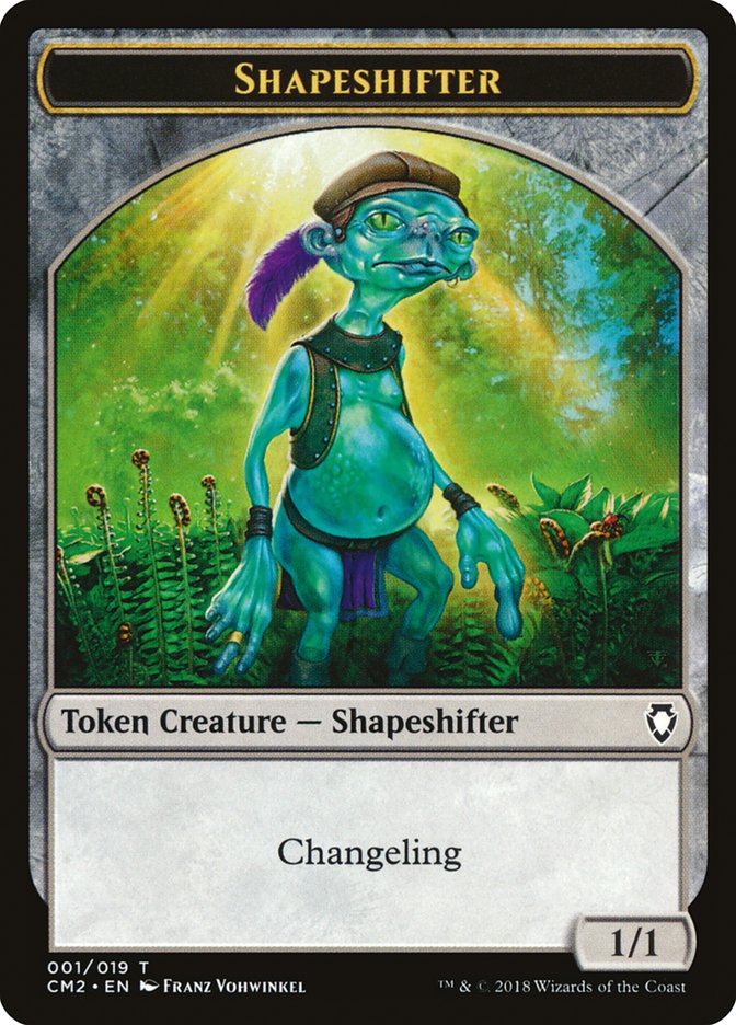 Shapeshifter Token [Commander Anthology Volume II Tokens] | Gamers Paradise