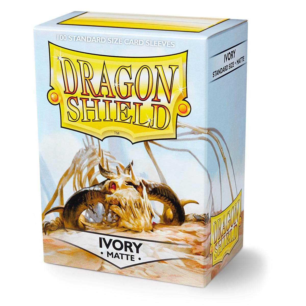 Dragon Shield: Standard 100ct Sleeves - Ivory (Matte) | Gamers Paradise