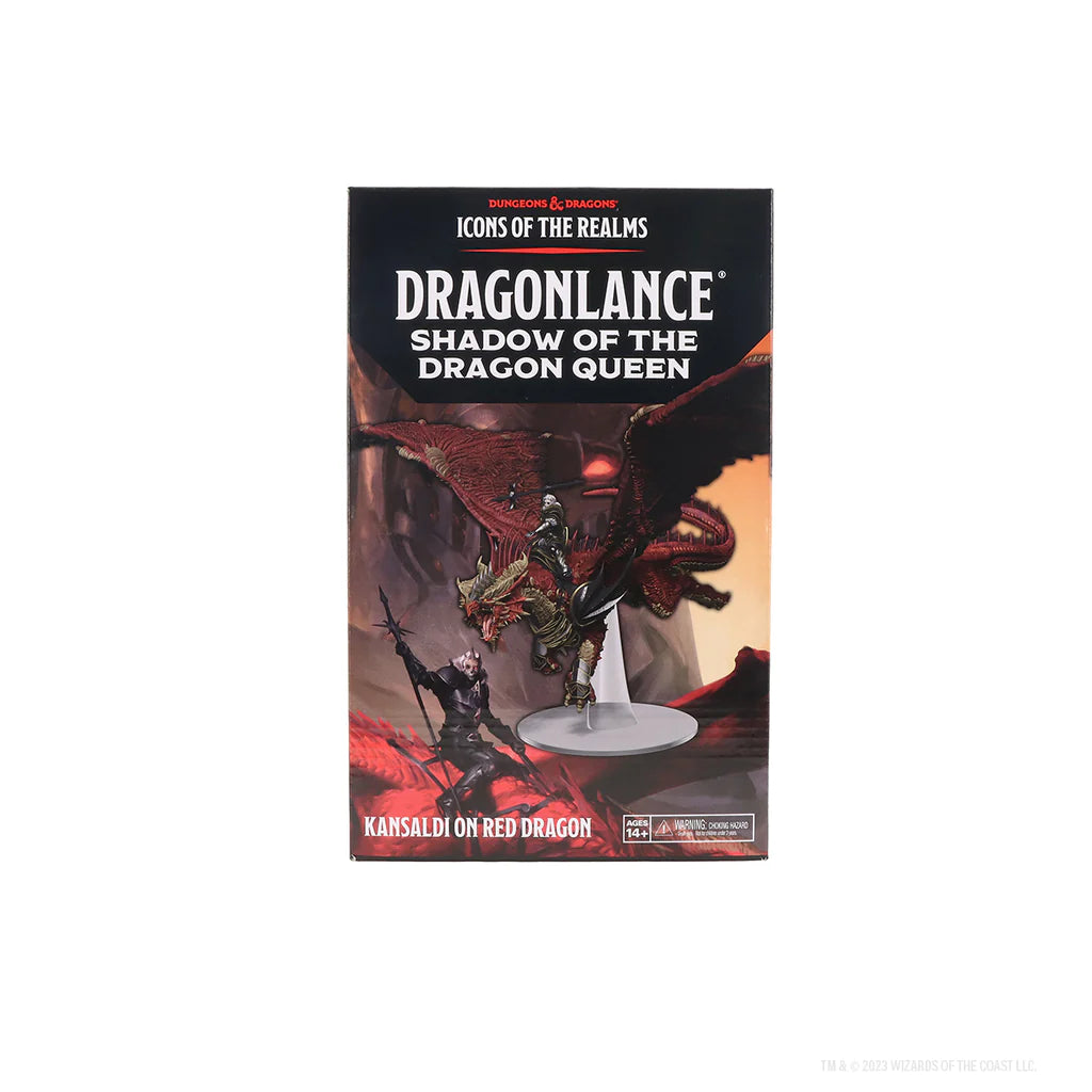 D&D ICONS OF THE REALMS: DRAGONLANCE KANSALDI ON RED DRAGON | Gamers Paradise