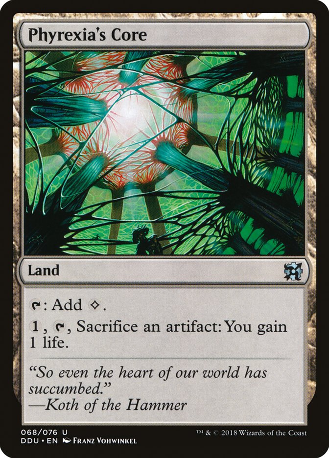 Phyrexia's Core [Duel Decks: Elves vs. Inventors] | Gamers Paradise