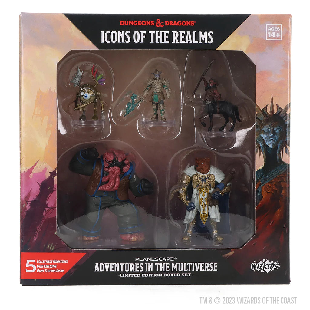 D&D ICONS OF THE REALMS: PLANESCAPE: ADVENTURES IN THE MULTIVERSE - LIMITED EDITION BOXED SET | Gamers Paradise
