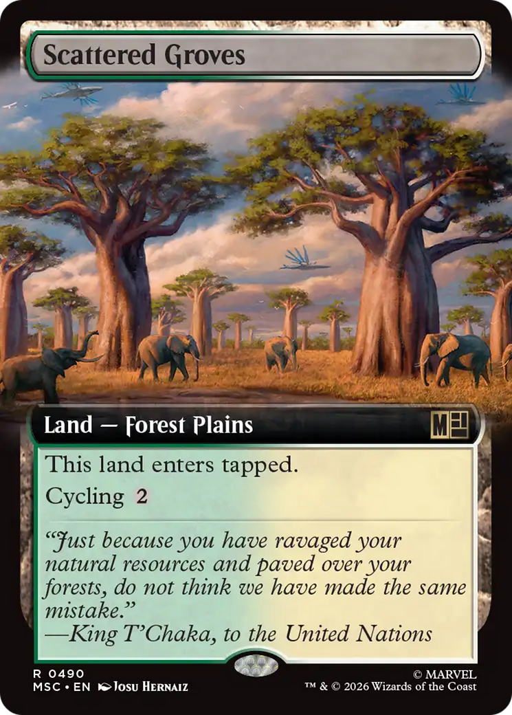 Scattered Groves (Extended Art) [Marvel Super Heroes Commander] | Gamers Paradise