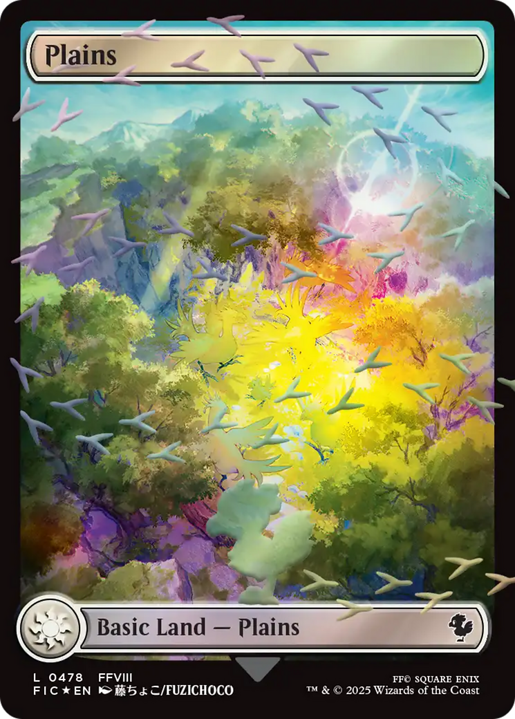 Plains (Chocobo Track Foil) [FINAL FANTASY Commander] | Gamers Paradise