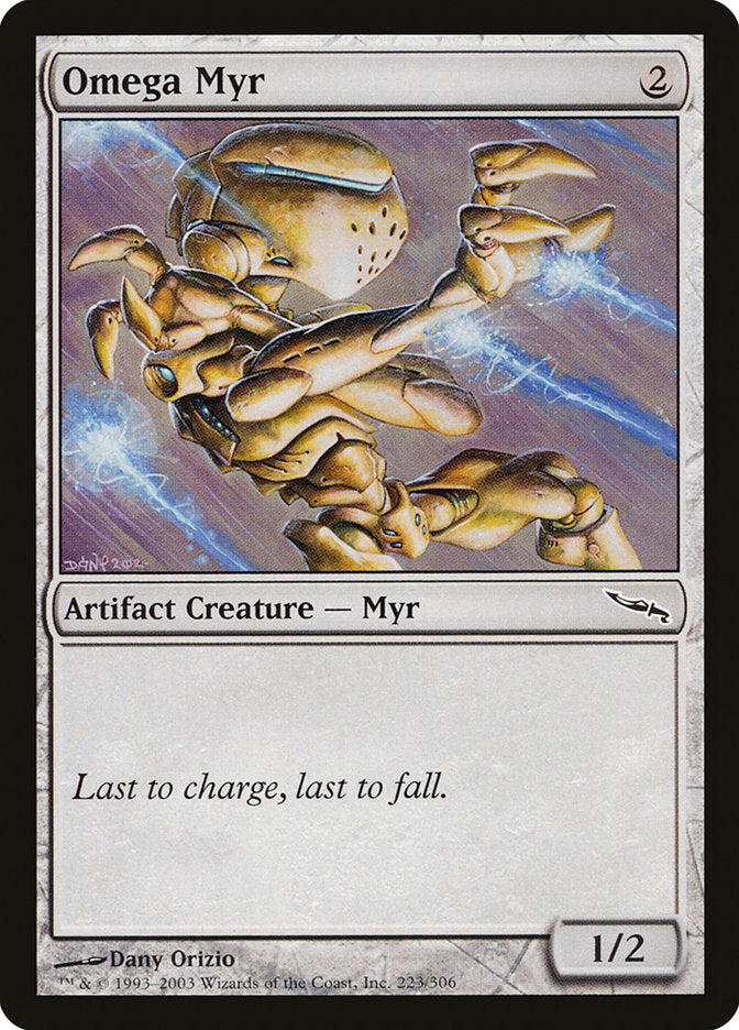 Omega Myr [Mirrodin] | Gamers Paradise