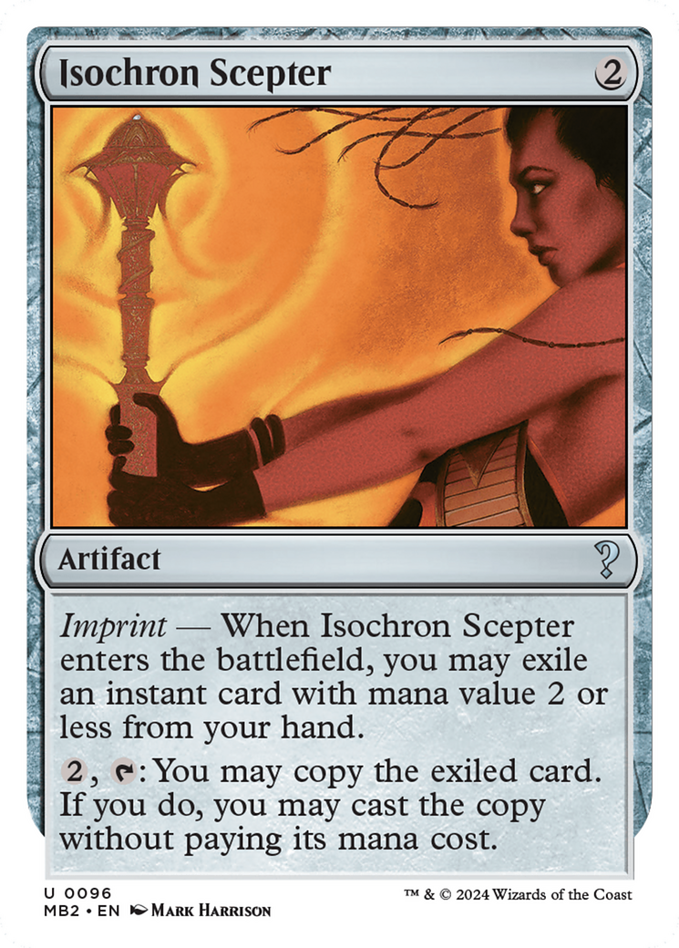 Isochron Scepter (White Border) [Mystery Booster 2] | Gamers Paradise