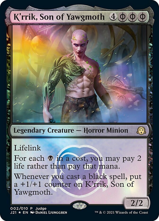 K'rrik, Son of Yawgmoth [Judge Gift Cards 2021] | Gamers Paradise