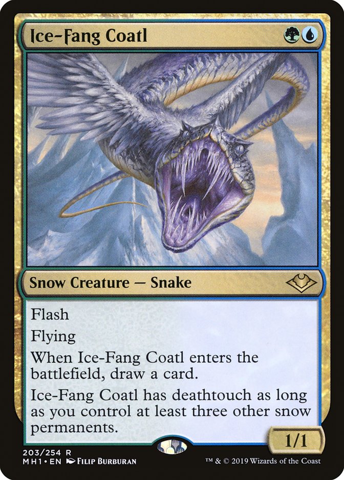 Ice-Fang Coatl [Modern Horizons] | Gamers Paradise