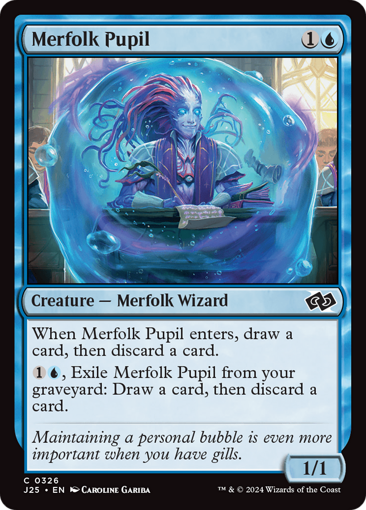 Merfolk Pupil [Foundations Jumpstart] | Gamers Paradise