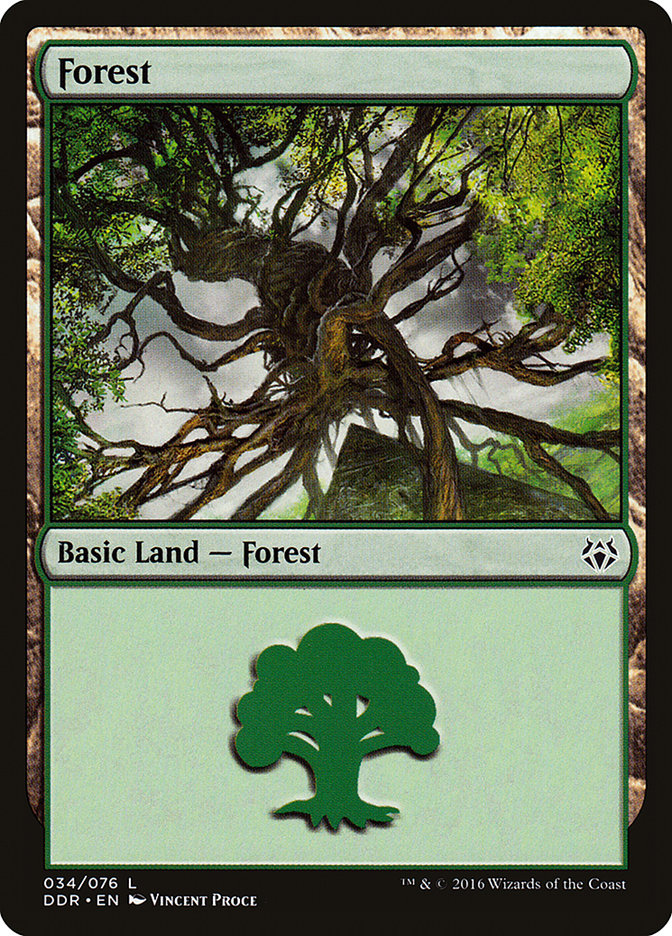 Forest (34) [Duel Decks: Nissa vs. Ob Nixilis] | Gamers Paradise