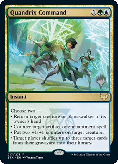 Quandrix Command (Promo Pack) [Strixhaven: School of Mages Promos] | Gamers Paradise