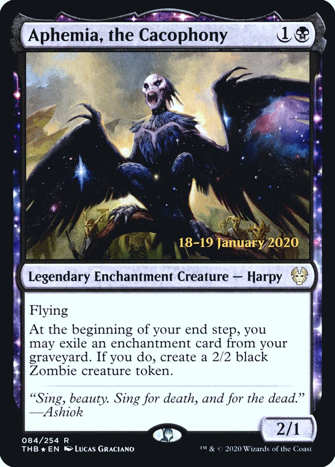 Aphemia, the Cacophony [Theros Beyond Death Prerelease Promos] | Gamers Paradise