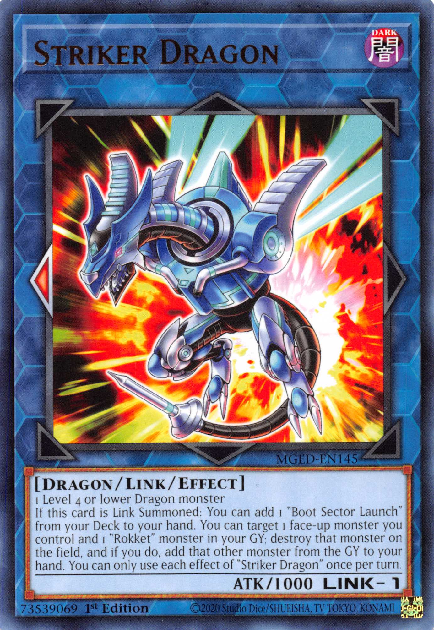 Striker Dragon [MGED-EN145] Rare | Gamers Paradise