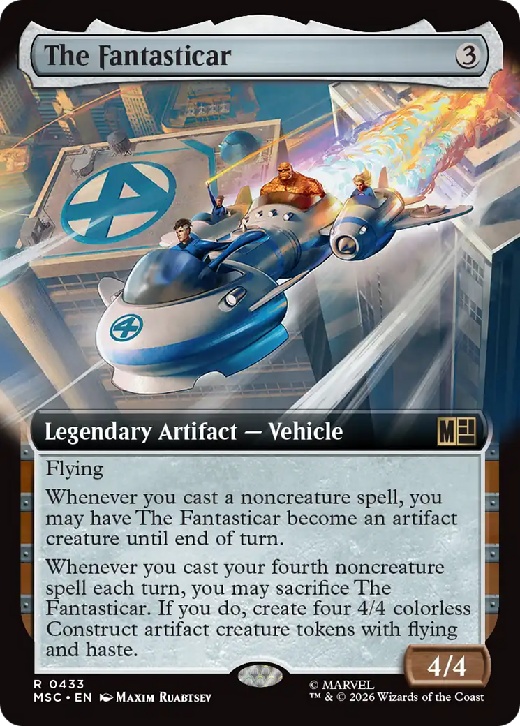 The Fantasticar (Extended Art) [Marvel Super Heroes Commander] | Gamers Paradise