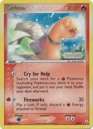 Torkoal (27/92) (Stamped) [EX: Legend Maker] | Gamers Paradise