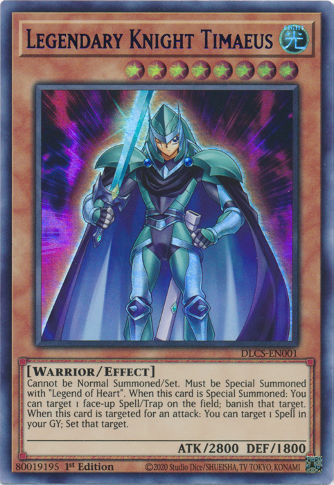 Legendary Knight Timaeus (Purple) [DLCS-EN001] Ultra Rare | Gamers Paradise