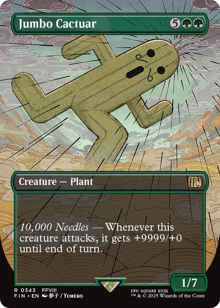 Jumbo Cactuar (Borderless) [FINAL FANTASY] | Gamers Paradise