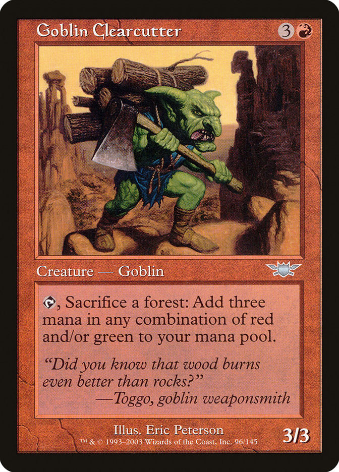 Goblin Clearcutter [Legions] | Gamers Paradise