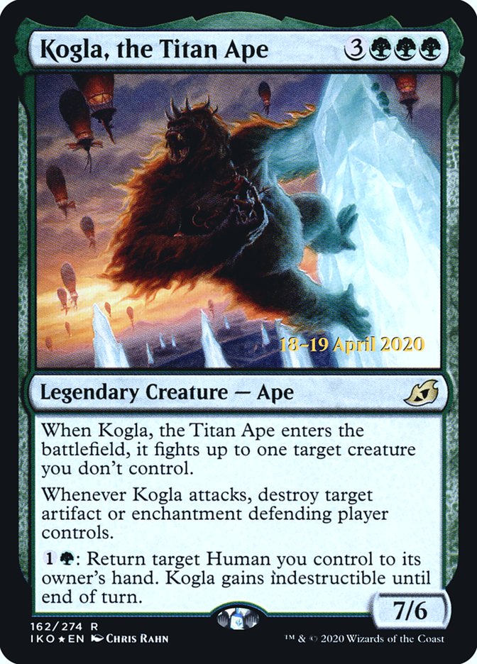 Kogla, the Titan Ape [Ikoria: Lair of Behemoths Prerelease Promos] | Gamers Paradise