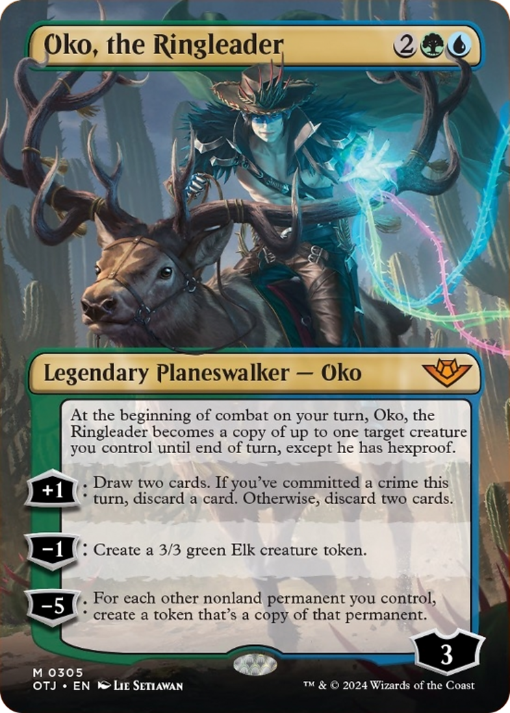 Oko, the Ringleader (Borderless) [Outlaws of Thunder Junction] | Gamers Paradise