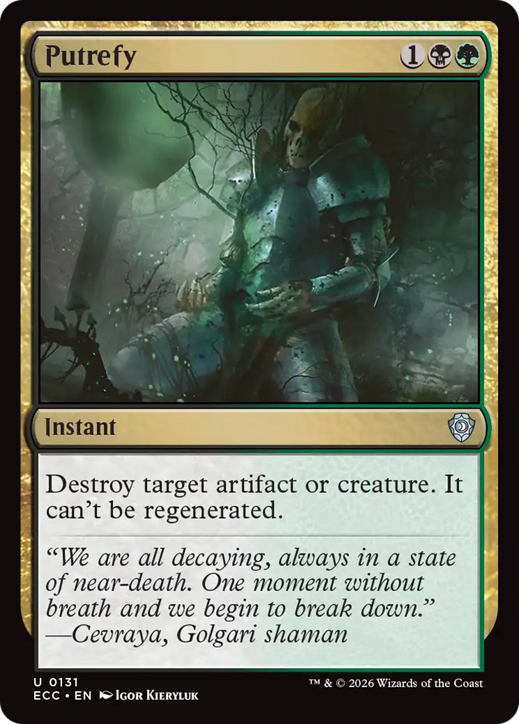 Putrefy [Lorwyn Eclipsed Commander] | Gamers Paradise