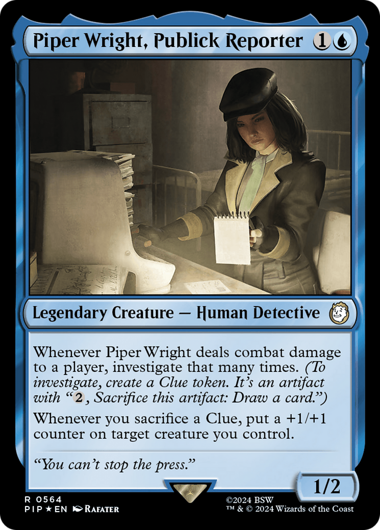 Piper Wright, Publick Reporter (Surge Foil) [Fallout] | Gamers Paradise