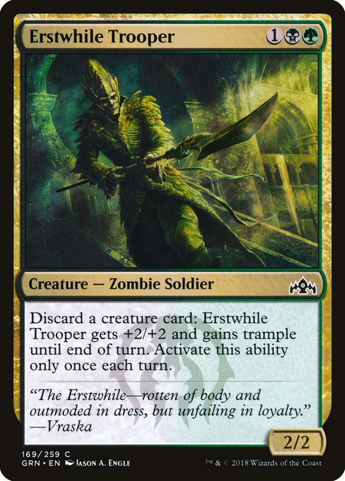 Erstwhile Trooper [Guilds of Ravnica] | Gamers Paradise