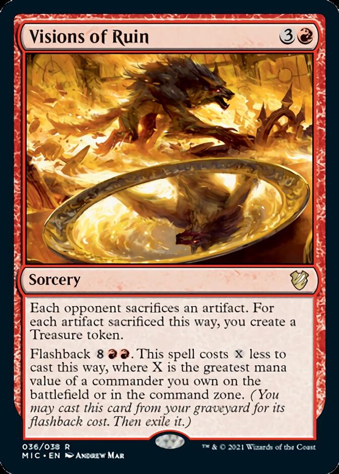 Visions of Ruin [Innistrad: Midnight Hunt Commander] | Gamers Paradise